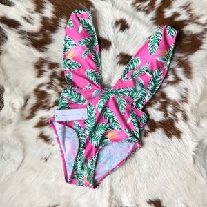 One piece Goodnight Macaroon swimsuit. NWT